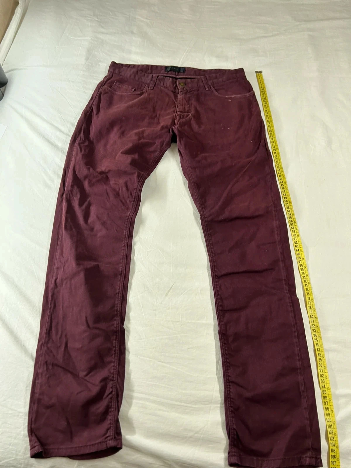 Rode bordeaux vintage jeans Zara Man – photo 2